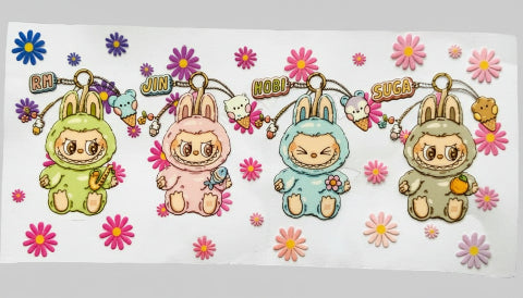 Sassy DTF Wraps – Single Design Prints - Cartoon