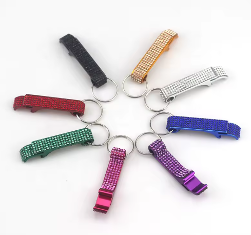 Bling Bottle Opener Keychain