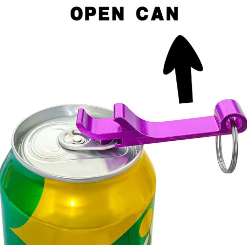 Plain Bottle Opener Keychain