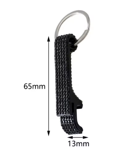 Bling Bottle Opener Keychain