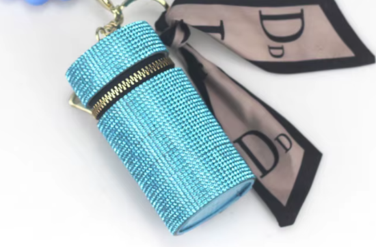 Glitter Bucket Keychain