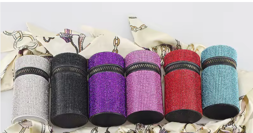 Glitter Bucket Keychain