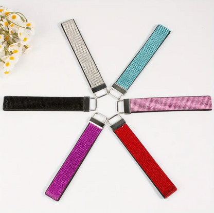 Rhinestone Wristlet Keychain