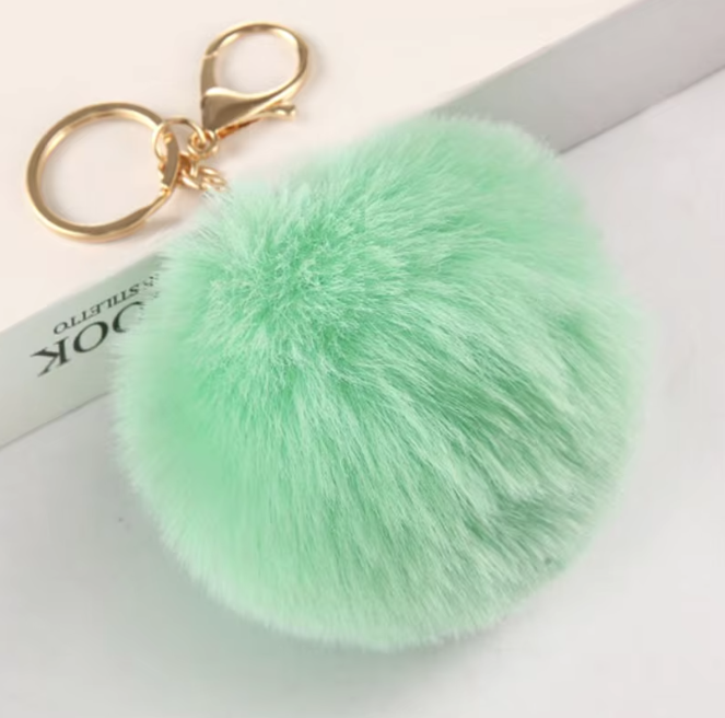 Pom Pom Keychain
