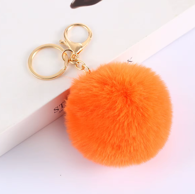 Pom Pom Keychain