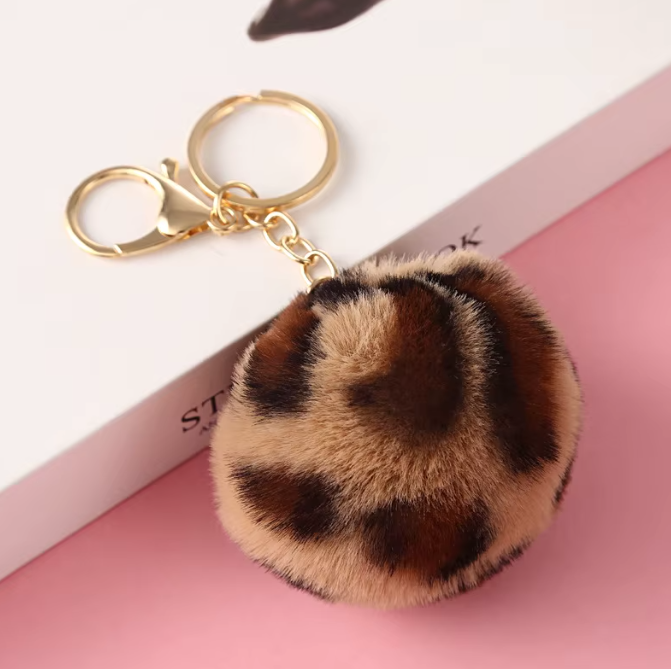 Pom Pom Keychain
