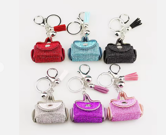 Bling Coin Purse Keychain