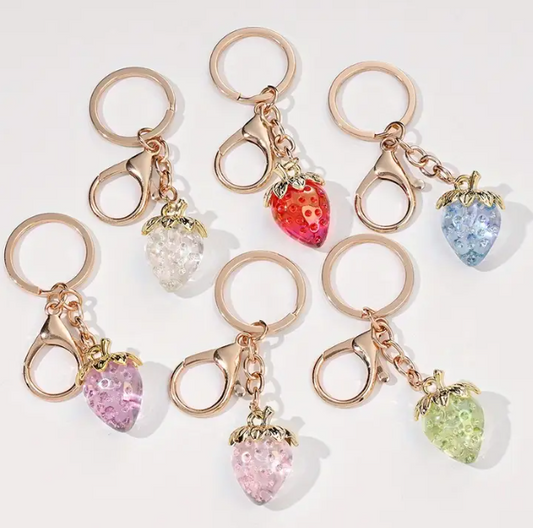 Fashionable Metal Charm Keychains