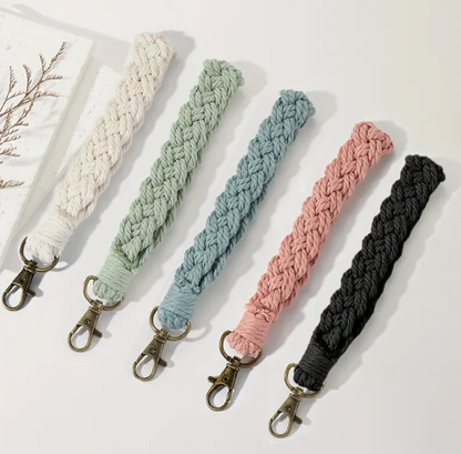 Handwoven Boho Keychain