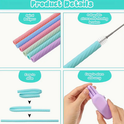Reusable Straw Set