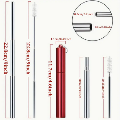 Reusable Straw Set