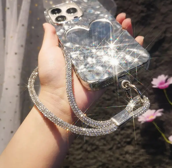 Crystal Phone Wristlet