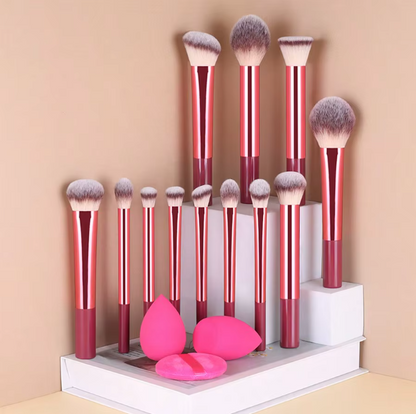Assorted Colour Makeup Brush Sets