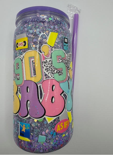 Pre-Made 16oz Snowglobe Tumblers – Ready to Ship