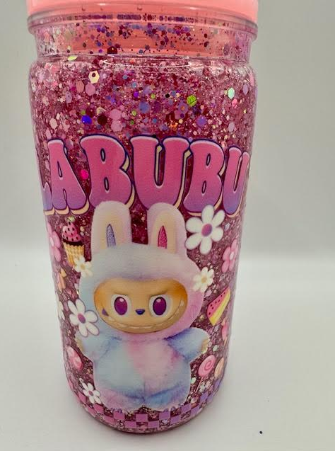 Pre-Made 16oz Snowglobe Tumblers – Ready to Ship