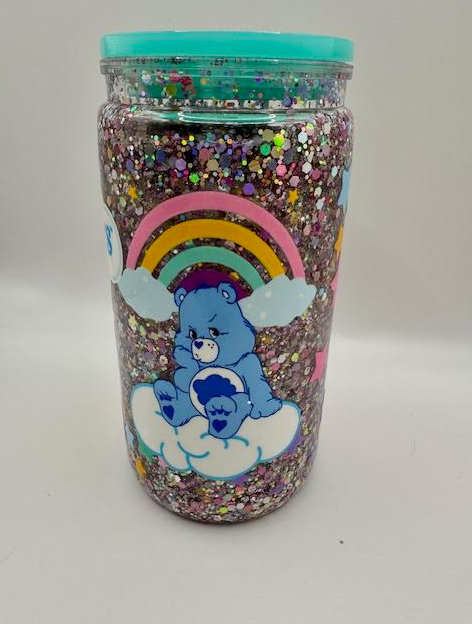 Pre-Made 16oz Snowglobe Tumblers – Ready to Ship