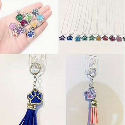 Fashionable Metal Charm Keychains