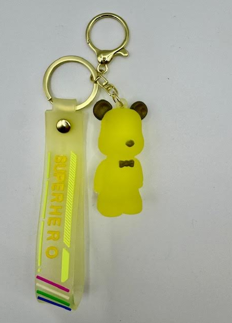S&S Superhero Bear Keychain