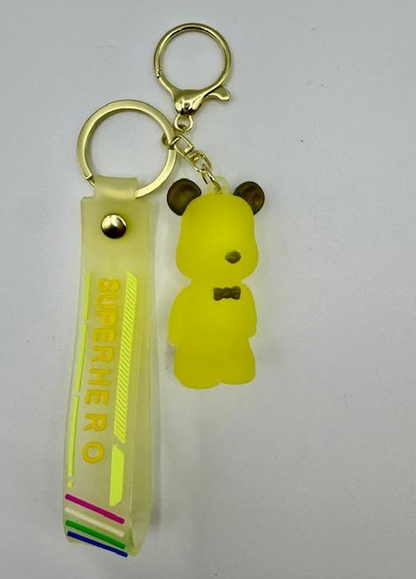 S&S Superhero Bear Keychain