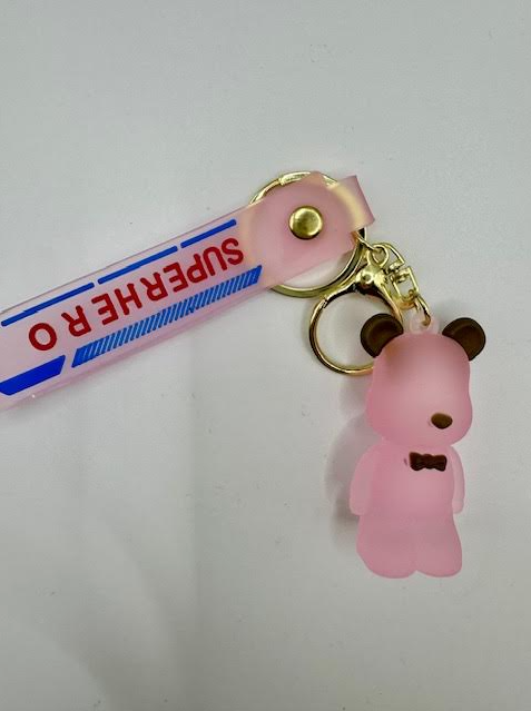S&S Superhero Bear Keychain