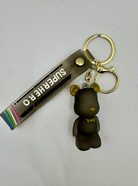 S&S Superhero Bear Keychain