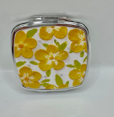 Blossom Petal Compact Mirror