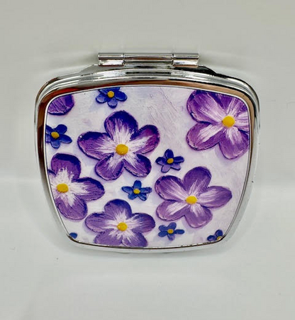 Blossom Petal Compact Mirror