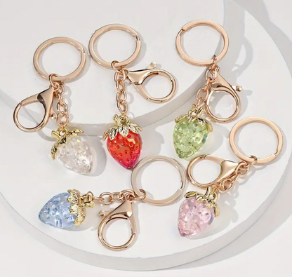 Fashionable Metal Charm Keychains