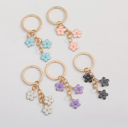Fashionable Metal Charm Keychains