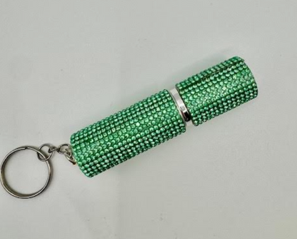 Bling Perfume Bottle Keychain