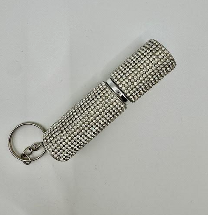 Bling Perfume Bottle Keychain
