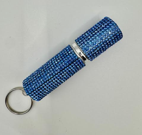 Bling Perfume Bottle Keychain