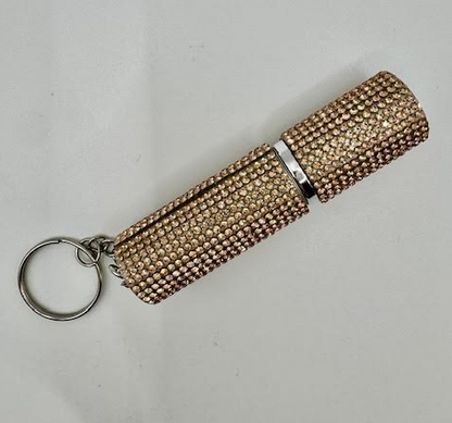 Bling Perfume Bottle Keychain