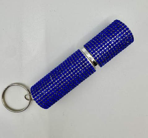 Bling Perfume Bottle Keychain