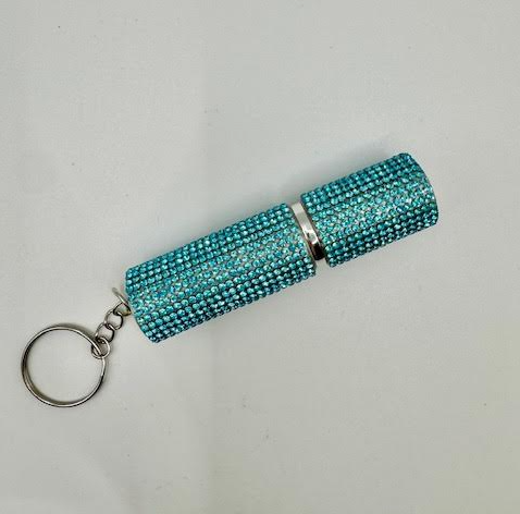 Bling Perfume Bottle Keychain