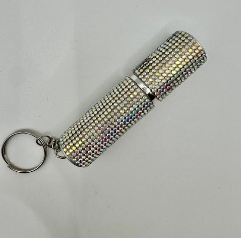 Bling Perfume Bottle Keychain