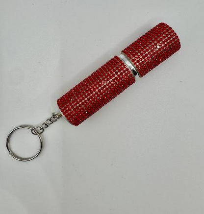Bling Perfume Bottle Keychain