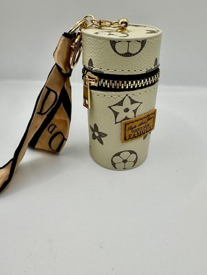 Leather Bucket Keychain