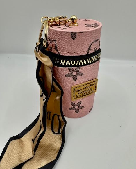 Leather Bucket Keychain