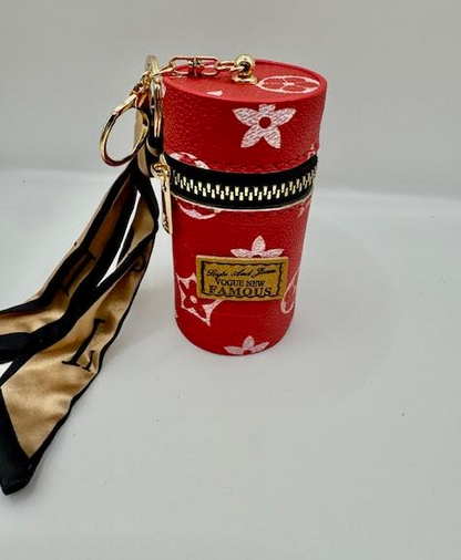 Leather Bucket Keychain