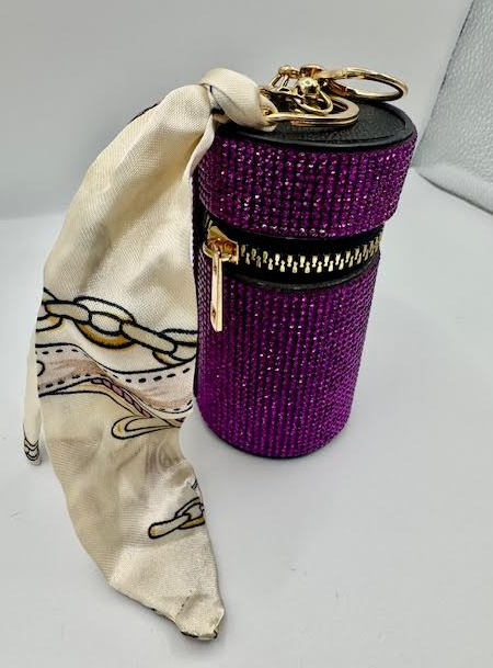 Glitter Bucket Keychain