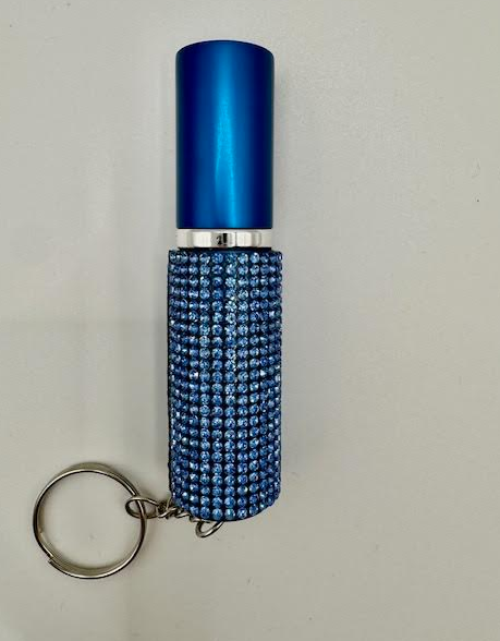 Bling Perfume Bottle Keychain
