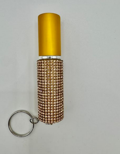 Bling Perfume Bottle Keychain