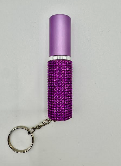 Bling Perfume Bottle Keychain