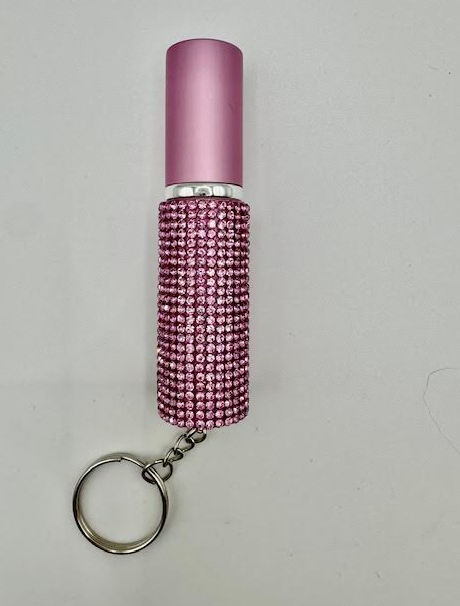 Bling Perfume Bottle Keychain