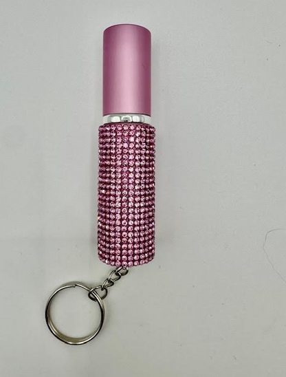 Bling Perfume Bottle Keychain