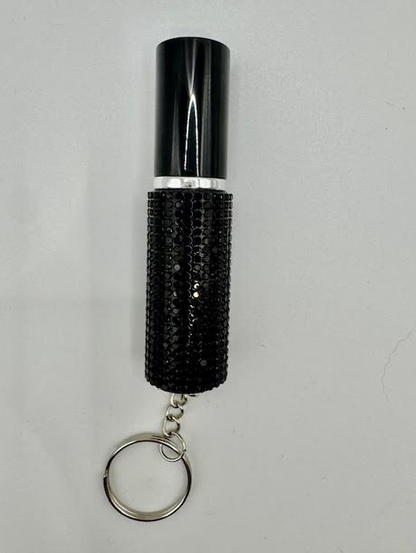 Bling Perfume Bottle Keychain