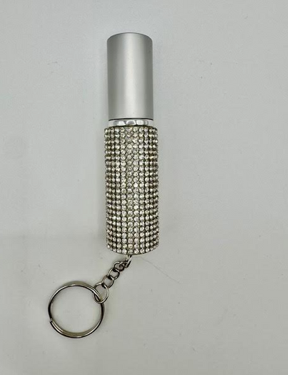 Bling Perfume Bottle Keychain
