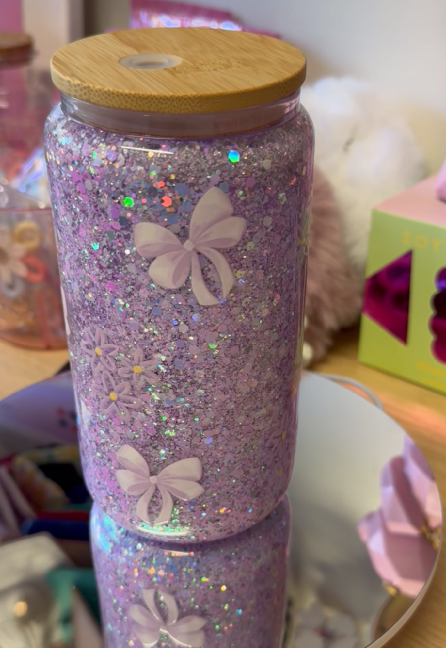 Pre-Made 16oz Snowglobe Tumblers – Ready to Ship