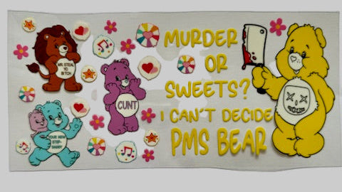 Sassy DTF Wraps – Single Design Prints - Cartoon